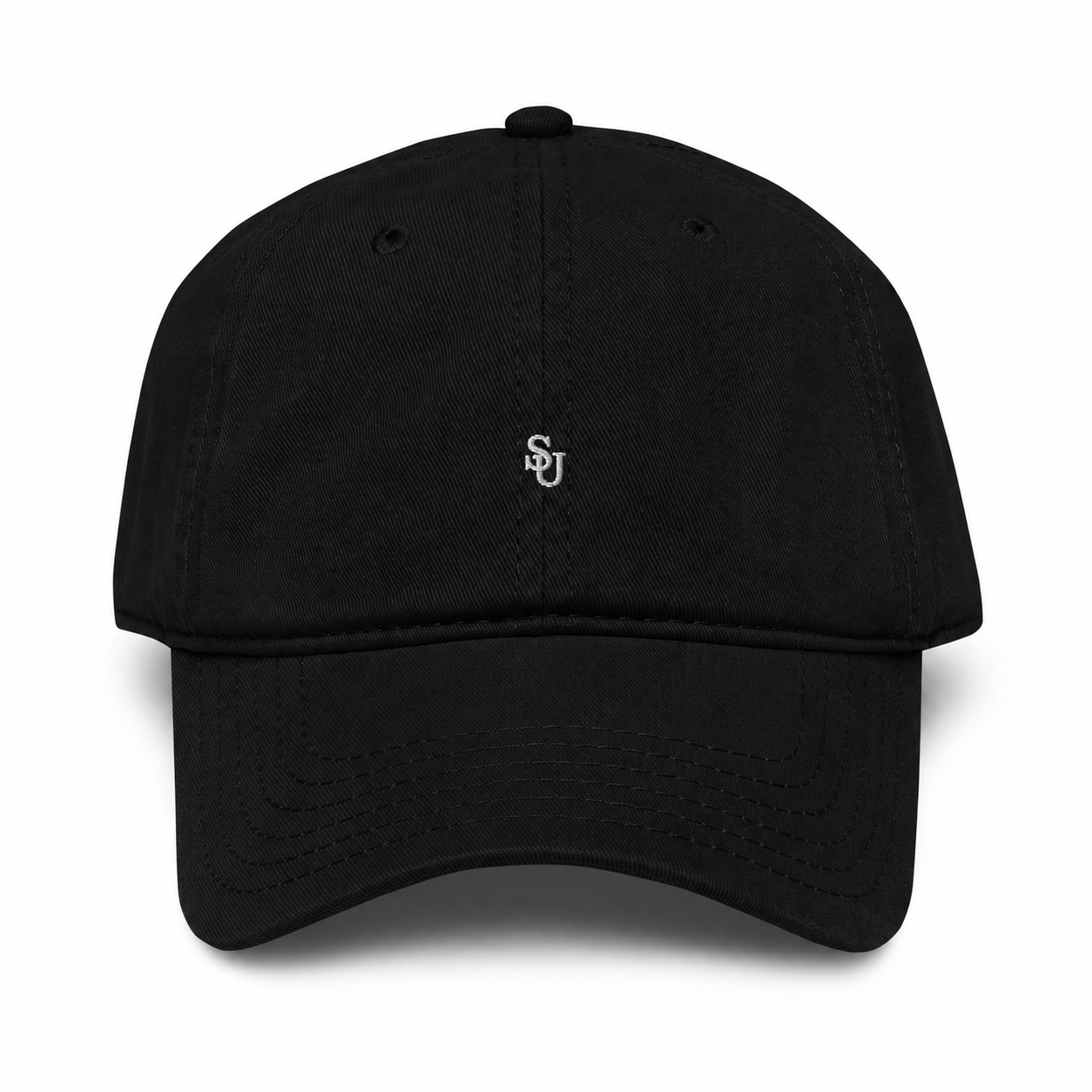 Garment washed baseball cap - Black