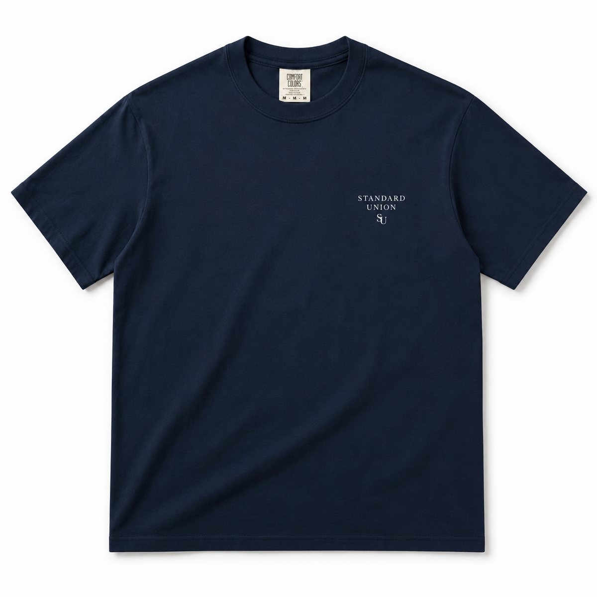 Unisex garment-dyed heavyweight t-shirt - Navy