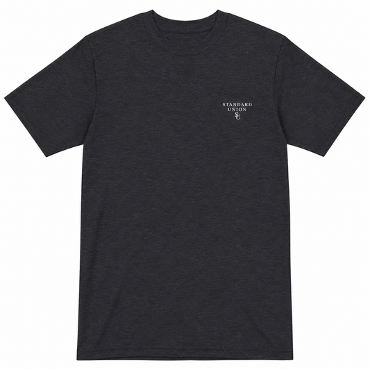 Men’s premium heavyweight tee - Charcoal Heather