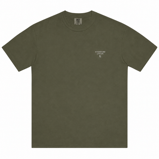 Unisex garment-dyed heavyweight t-shirt - Sage