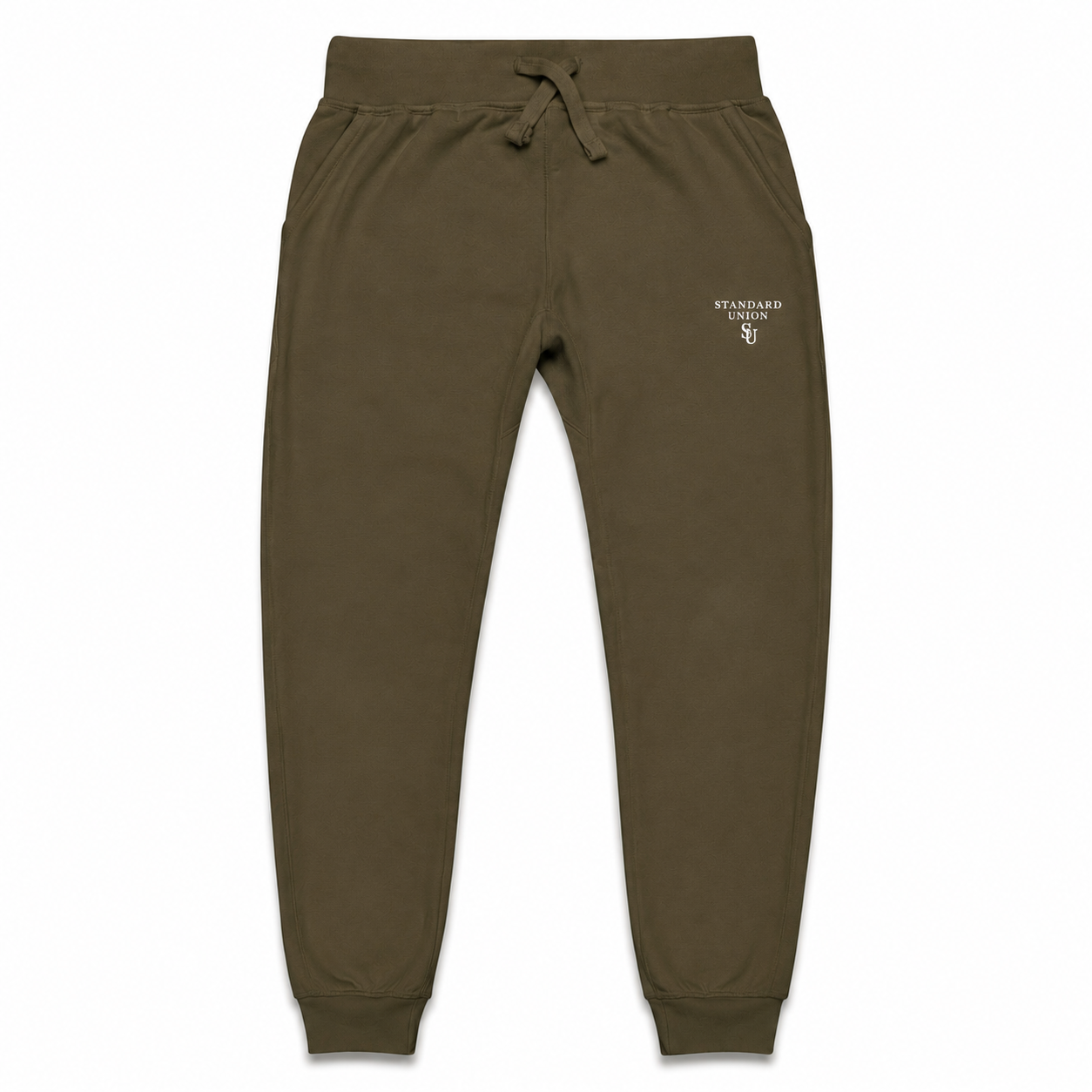 Unisex fleece sweatpants - Military Green
